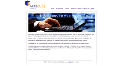 Desktop Screenshot of africubesolutions.com